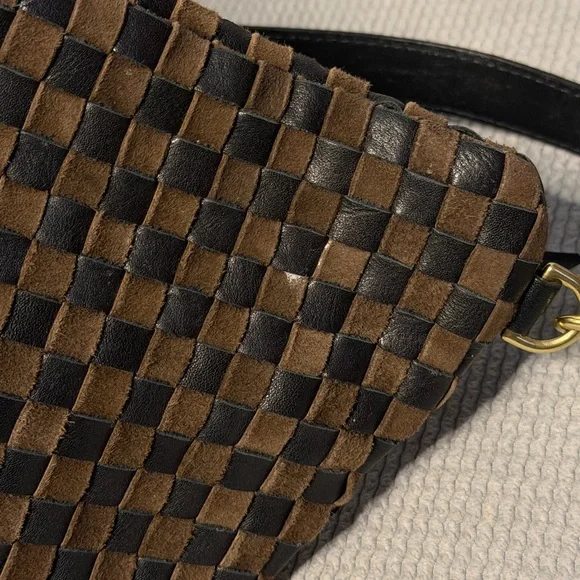Clare V Grande Fanny Black and Brown Checkered - Picture 8 of 10